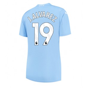 Maillot de foot Manchester City Julian Alvarez #19 Domicile Femmes 2023-24 Manches Courte